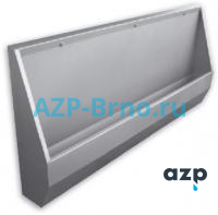 Подвесной нержавеющий писсуар-желоб BSPZ 01 AZP Brno Чехия (фото, схема) Подвесной нержавеющий писсуар-желоб BSPZ 01 AZP Brno Чехия (фото, схема)